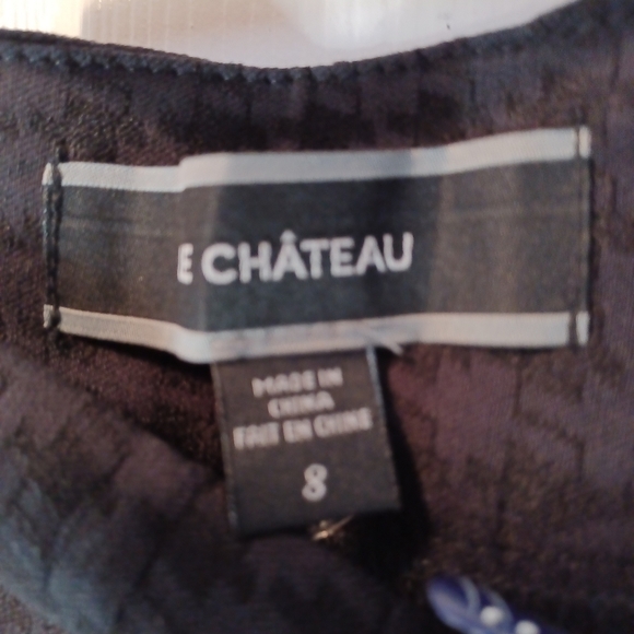 LE Chateau Modern Fit Straight Leg Pant Houndsooth Pattern - Picture 9 of 13
